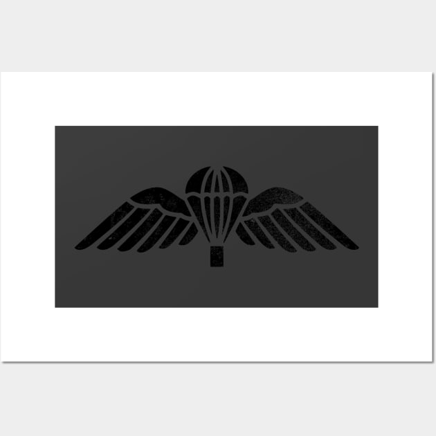 British Paratrooper Wings (distressed) Wall Art by TCP